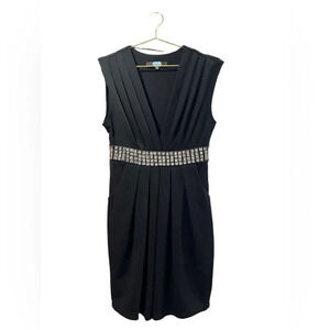 NWT Eva Franco Sample Dress with studded Faux belt sz 0 Anthropologie